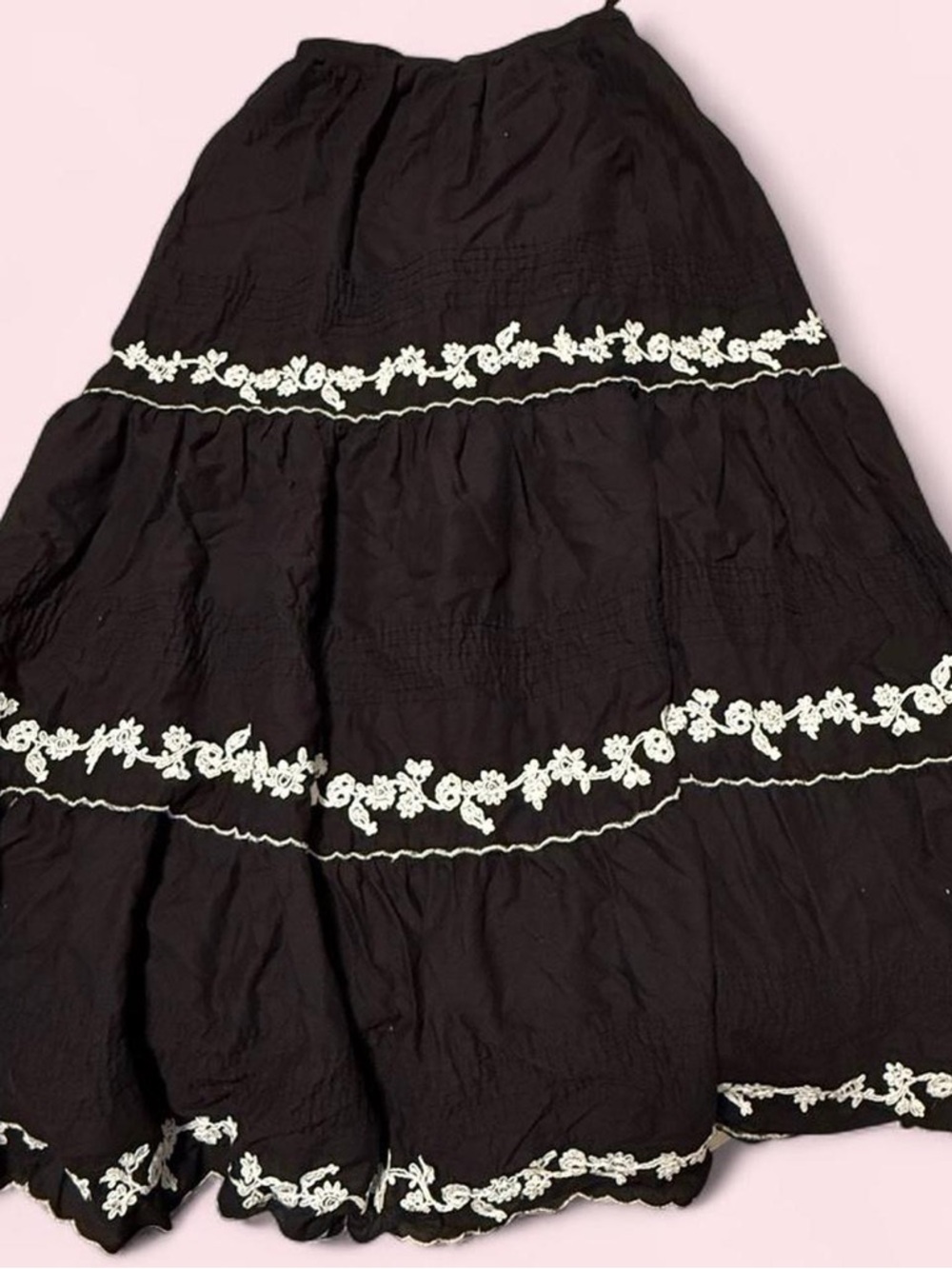 Long Floral Maxi Skirt- Size Medium